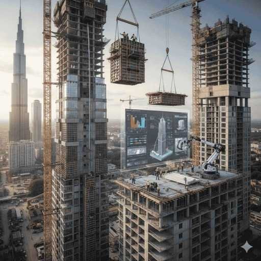 Vertical Aluminium Formwork for High-Rise Buildings