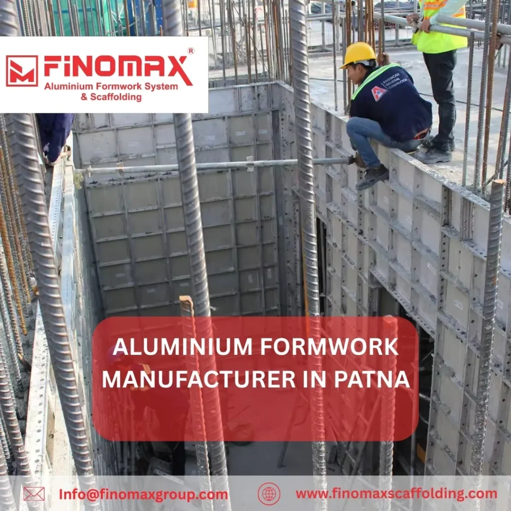 Aluminium Formwork Manufacturer in Patna – Finomax Scaffolding offers durable, lightweight, and reusable aluminium formwork systems for fast and precise construction.